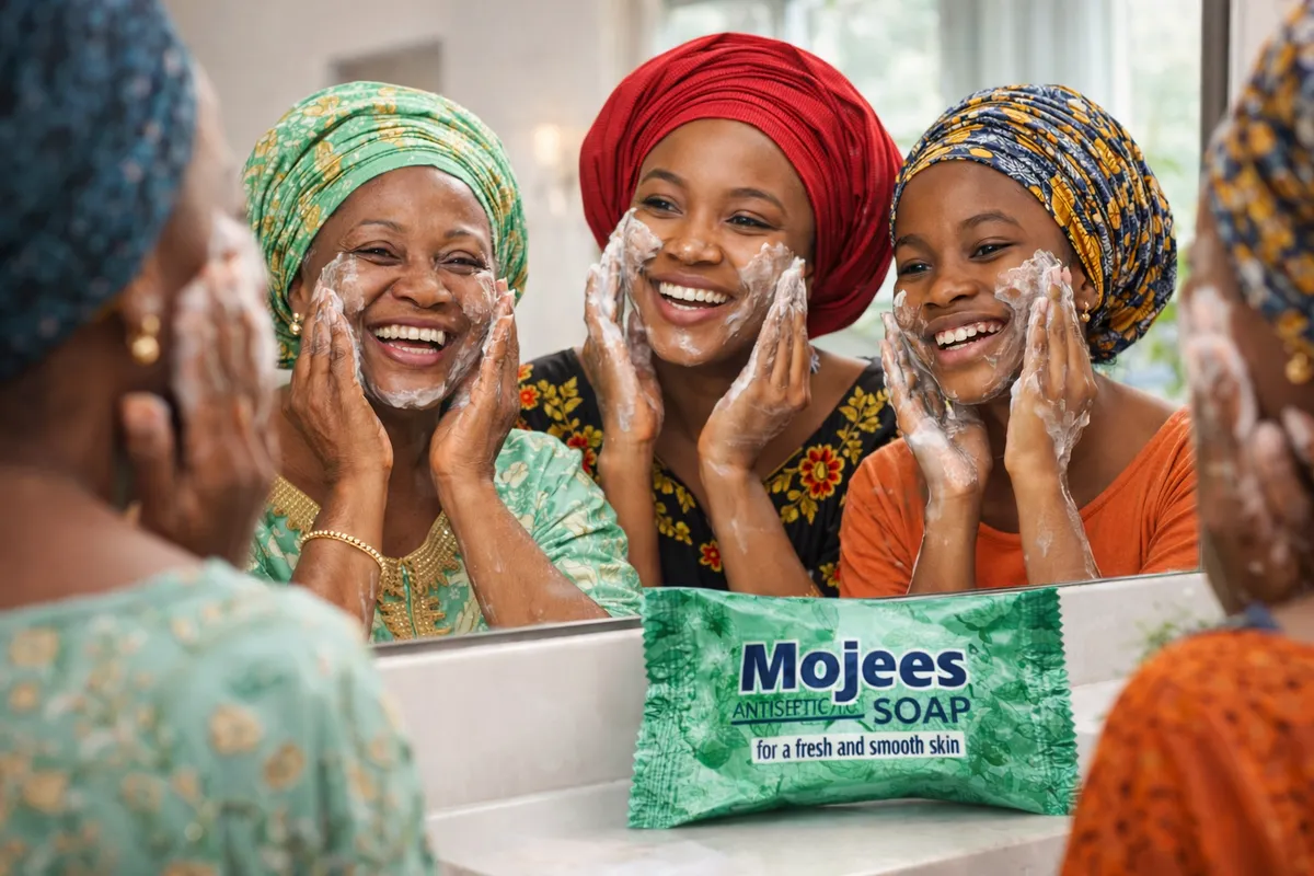 Women with Mojees Antiseptic Soap